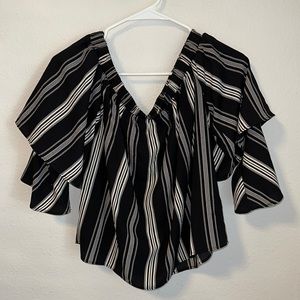 flowy forever 21 ruffle top